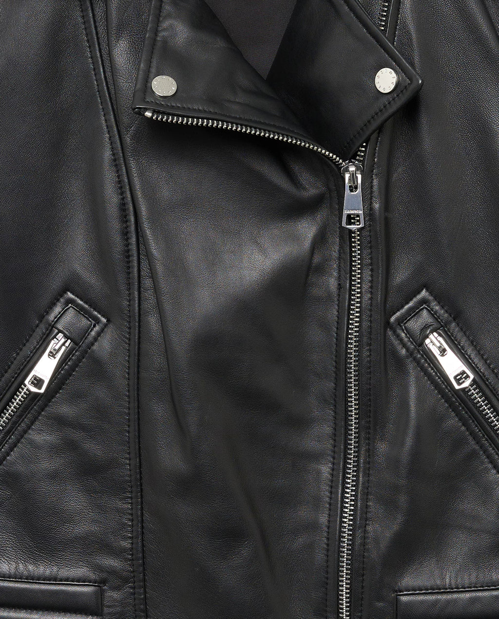 Cazadora Biker Gia Street Negro Piel