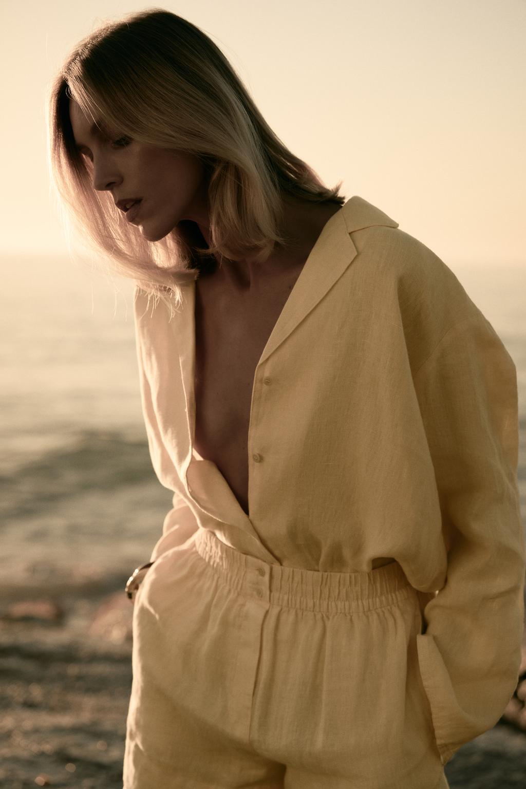 CAMISA LINO 100% ZW COLLECTION