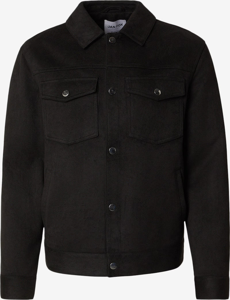 Chaqueta ligera efecto anté vegano Dan Fox Apparel