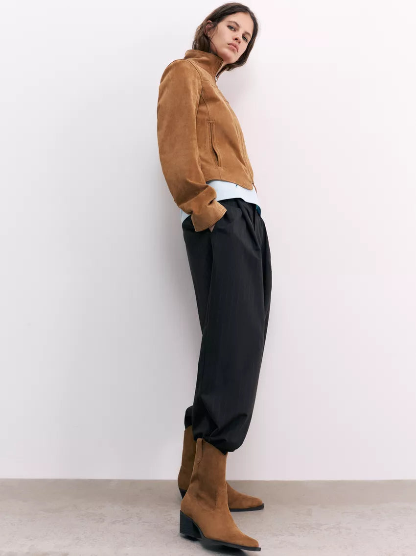 Botines cowboy Pull&Bear Camel