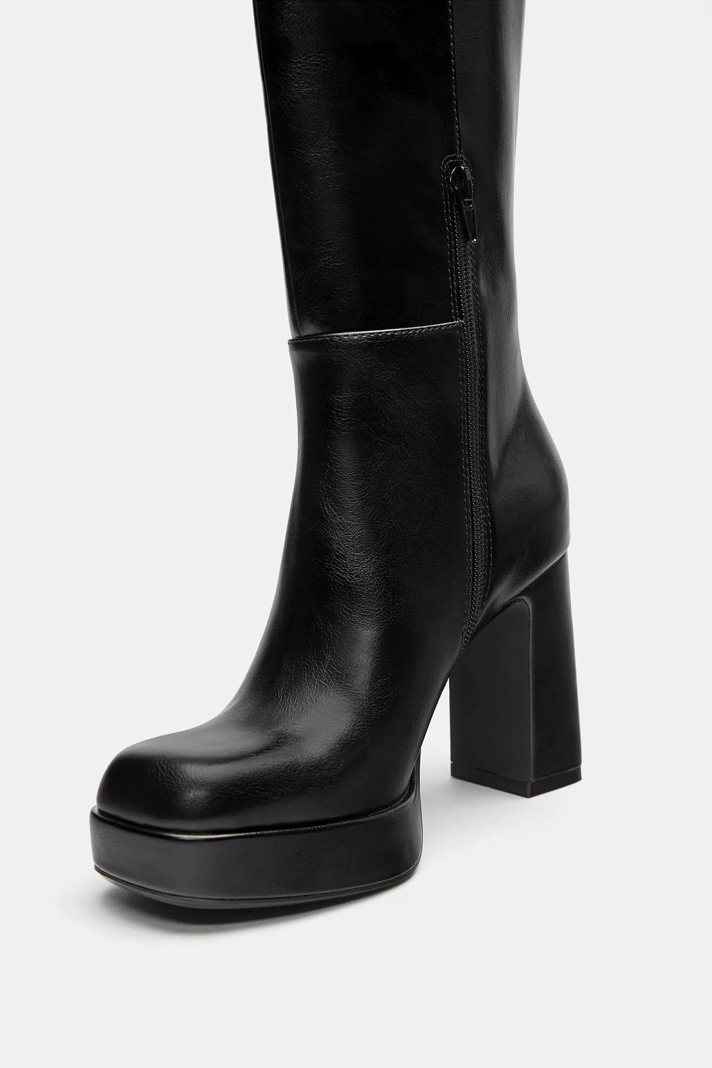 Botas altas tacón plataforma Pull&Bear