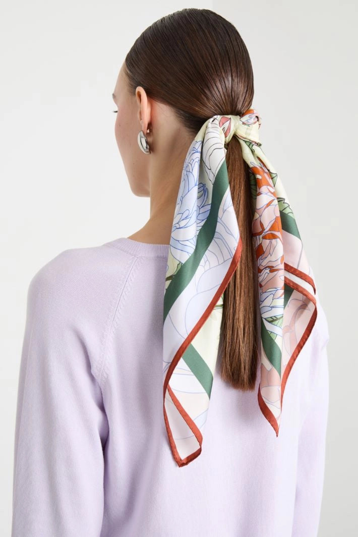 Pañuelo Foulard Gigi — Seda Italiana Estampada