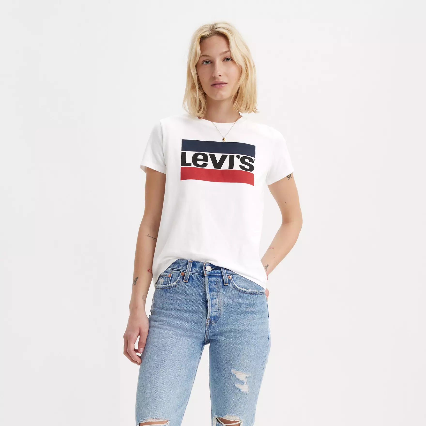 Levi's Camiseta Logo - Blanco