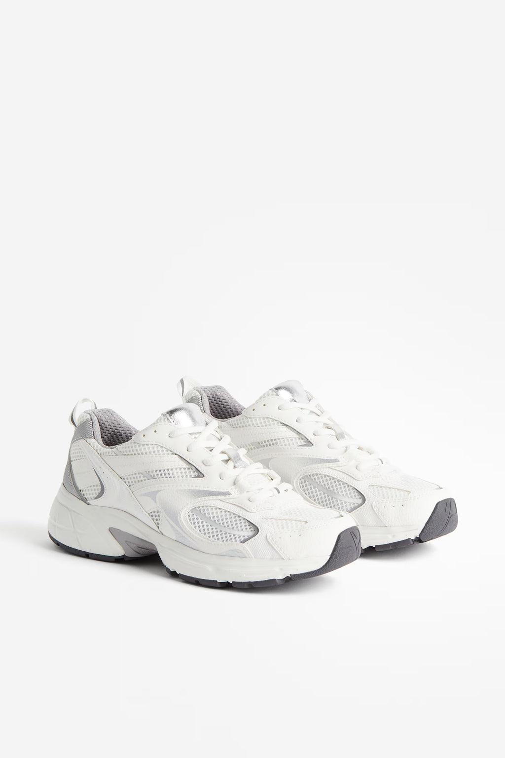 Zapatillas deportivas con suela gruesa HM Blanco
