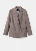 Blazer cruzada micro pata de gallo Mango