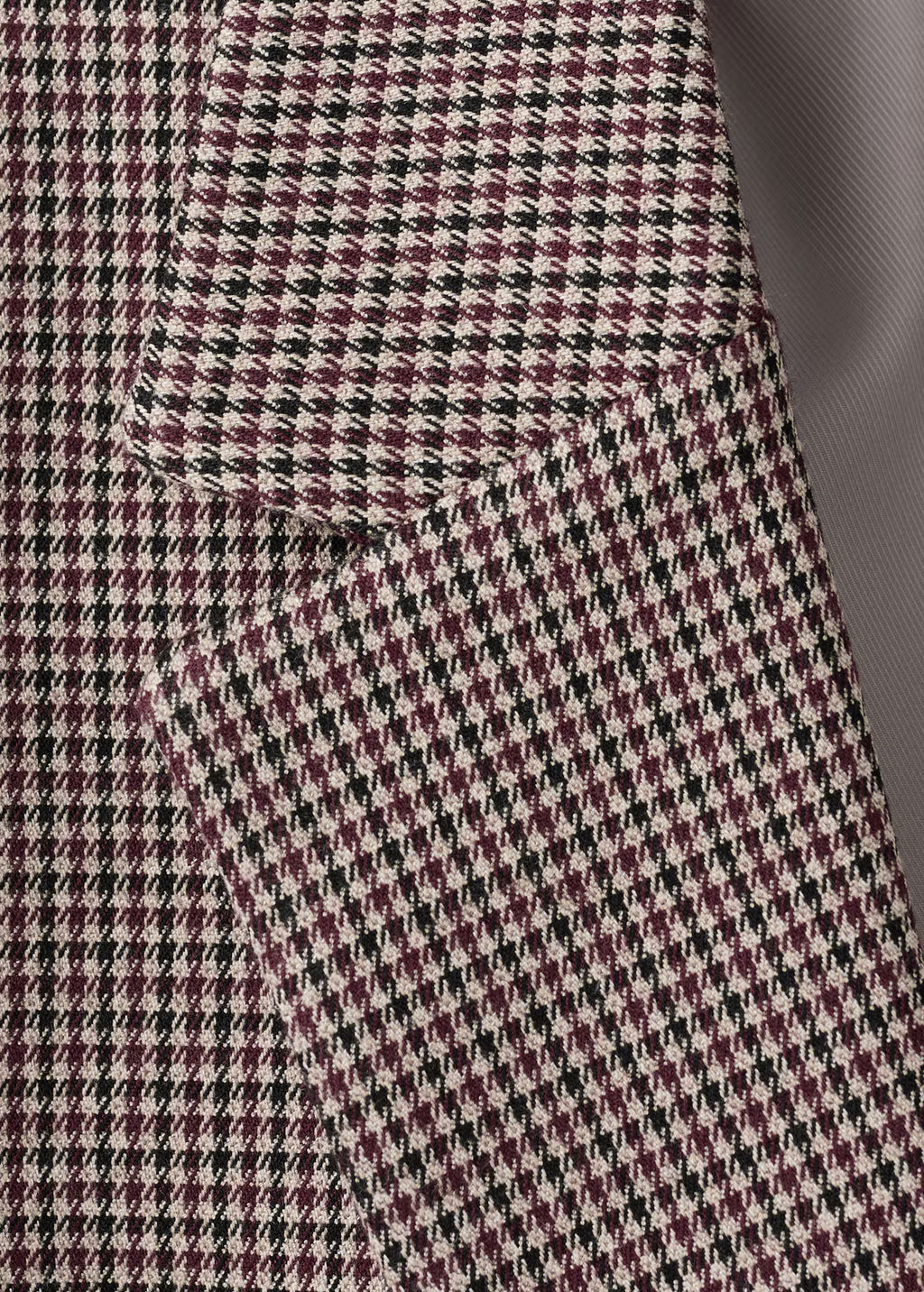 Blazer cruzada micro pata de gallo Mango