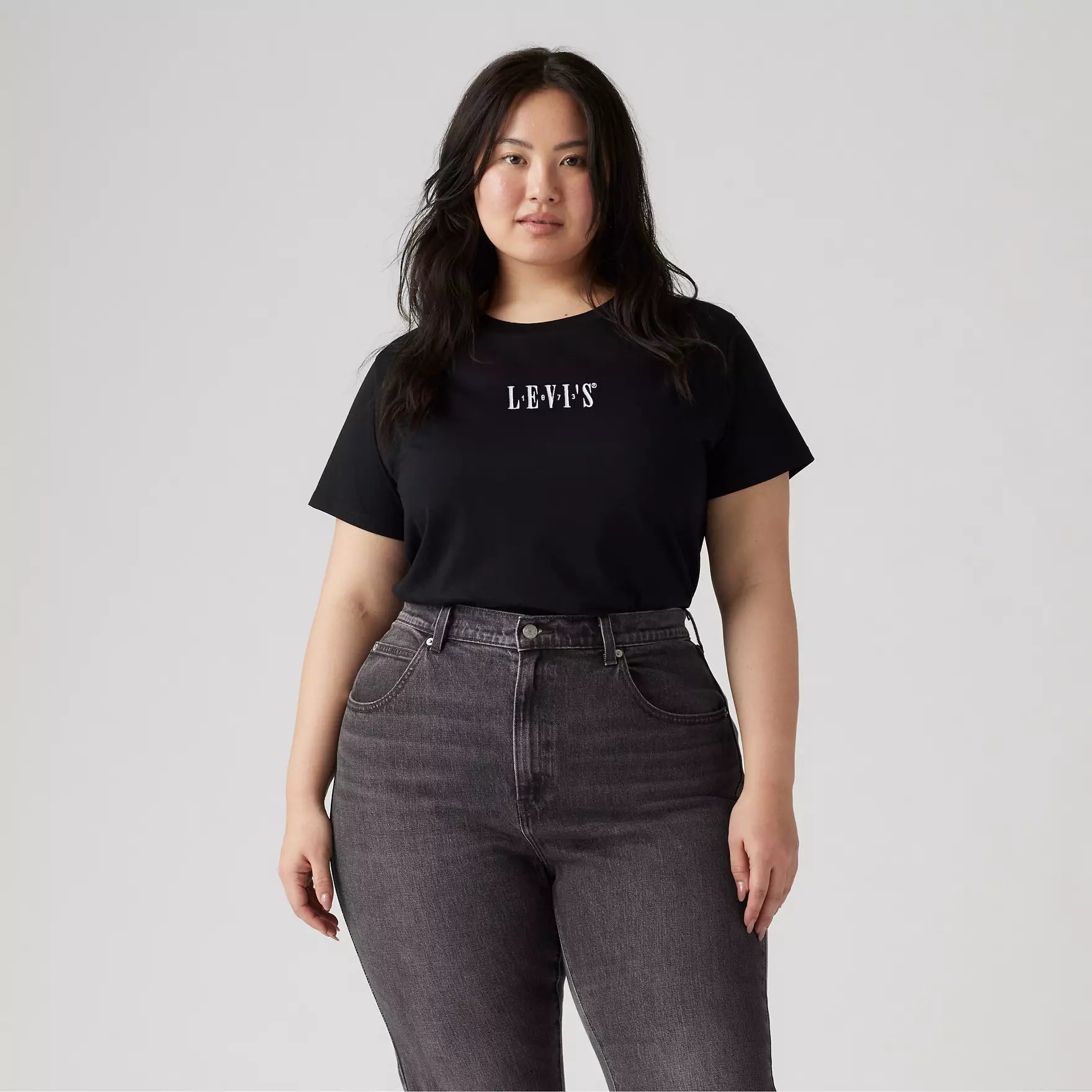 Levi's Camiseta Perfect Logo Plus - Caviar