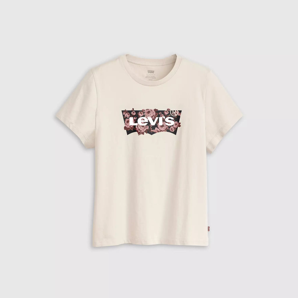 Levi's Camiseta Perfect Logo Plus - Rose Fill Egret