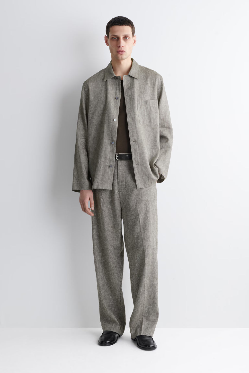 Camisa de Lino Relaxed Fit G.Street