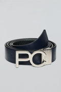 Cinturón Bennet Reversible Azul Marino y Negro - Polo Club