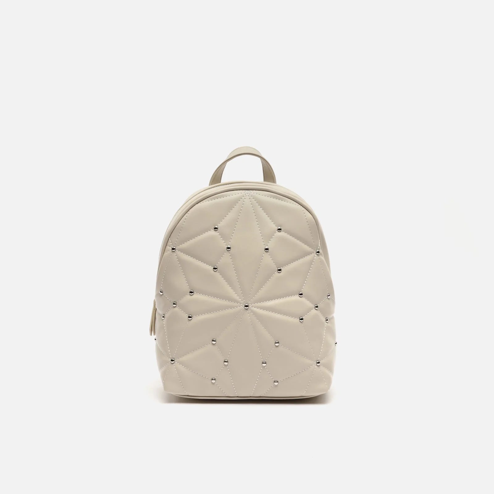 Mochila pequeña acolchada con detalles metálicos Naida