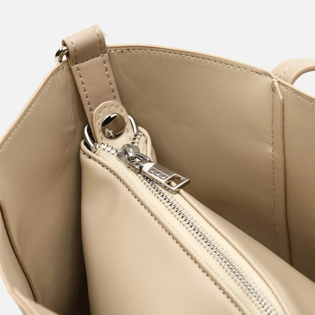 Bolso shopper grande Tocro Beige
