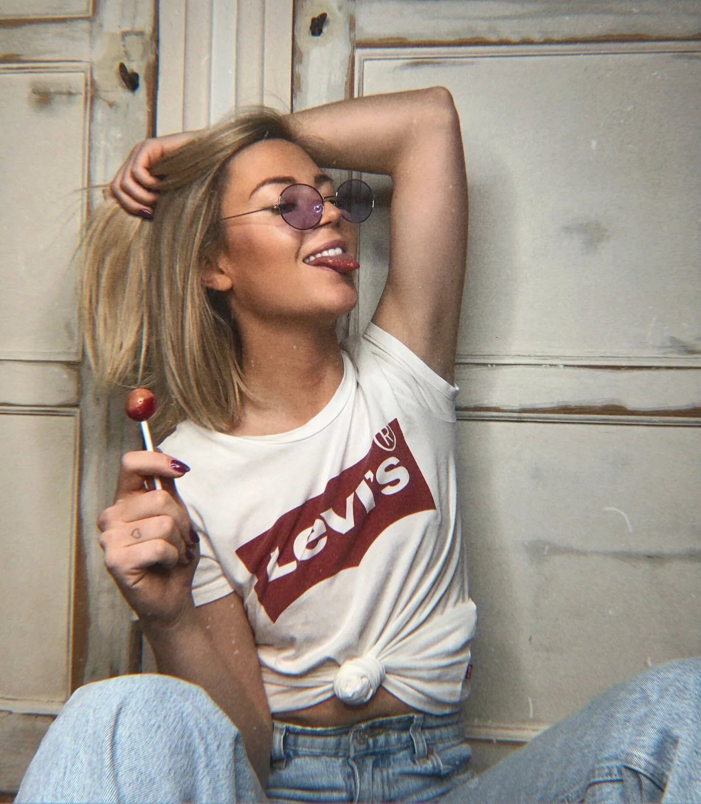 Levi's Camiseta Plus Batwing - White