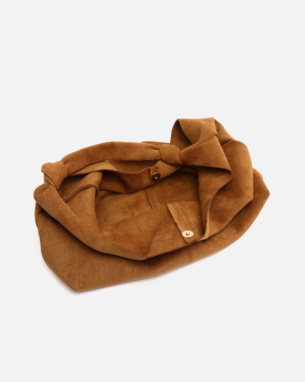 Bolso hobo grande efecto ante con neceser extraíble Pologi-1