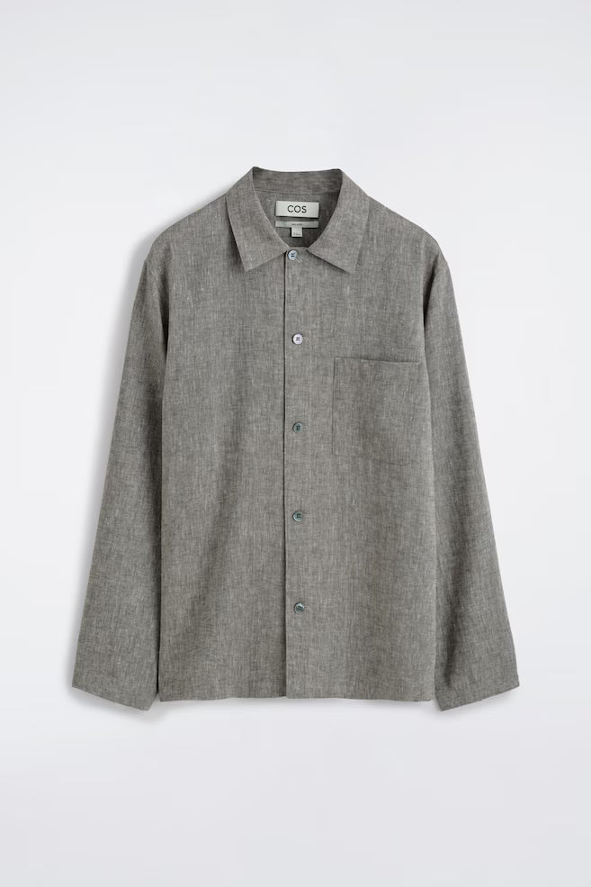 Camisa de Lino Relaxed Fit G.Street