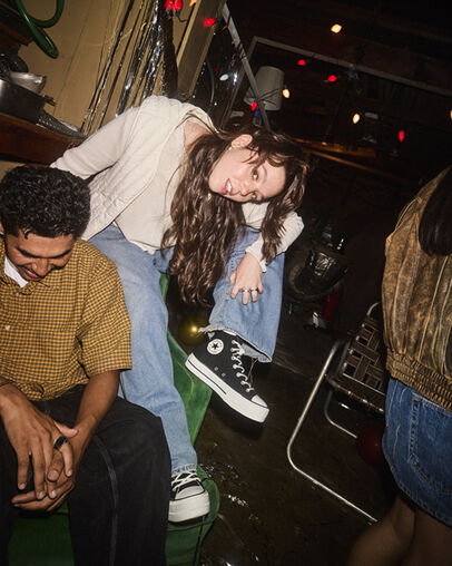 Chuck Taylor All Star Platform Negro/Blanco/Blanco