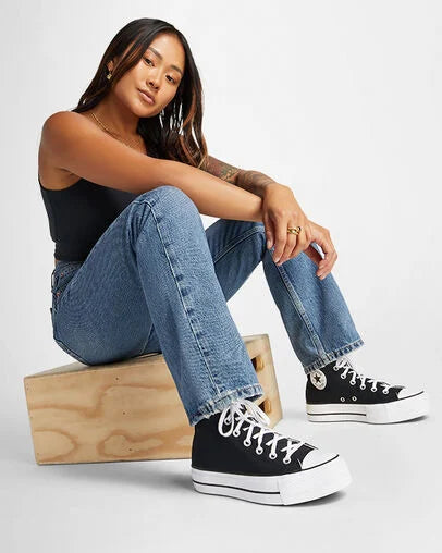 Chuck Taylor All Star Platform Negro/Blanco/Blanco