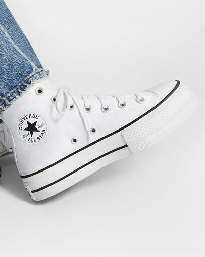 Chuck Taylor All Star Platform Blanco/Negro/Blanco