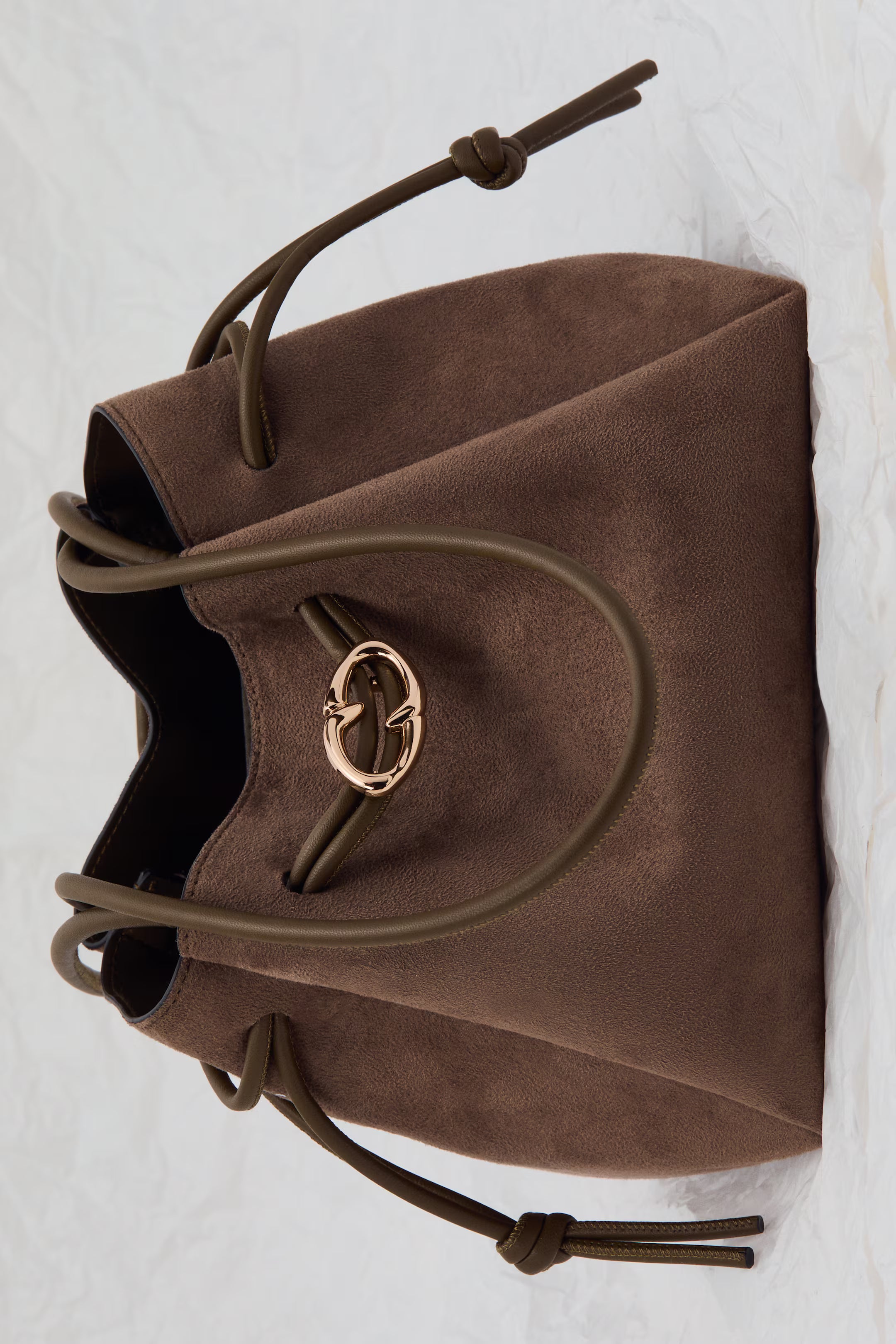 Bolso de hombro con cordones H&M