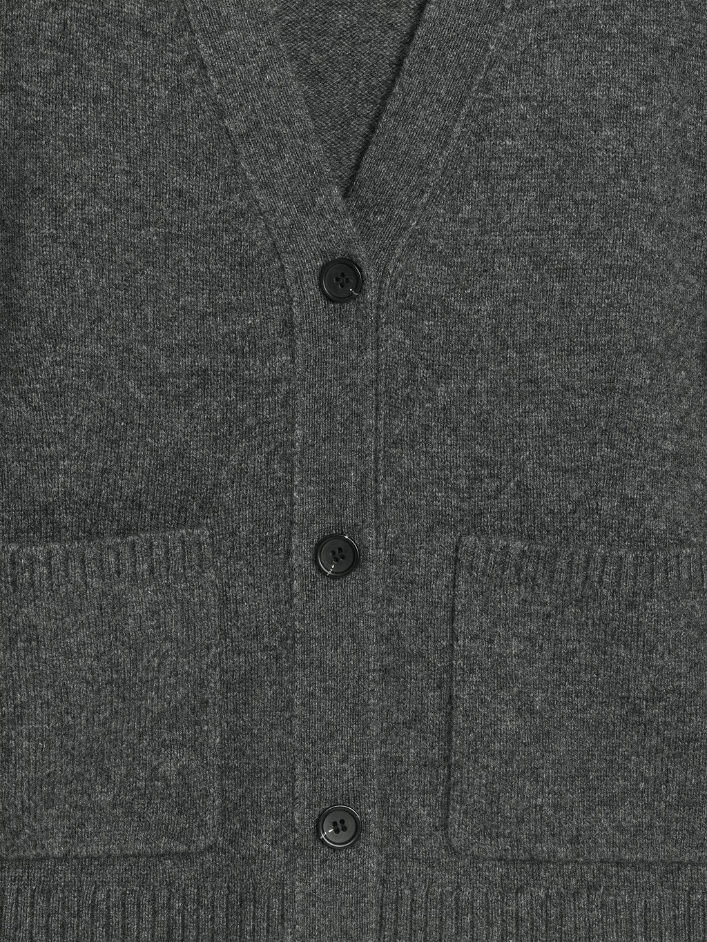 Cárdigan Bruma Gris Lana fina 100%
