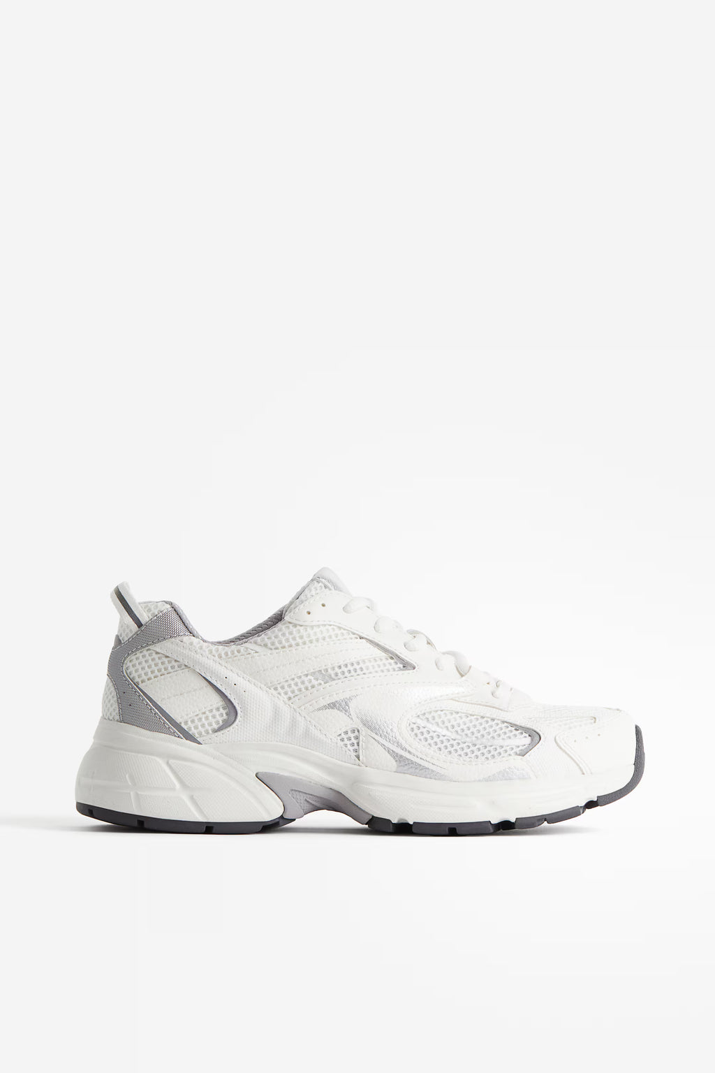 Zapatillas deportivas con suela gruesa HM Blanco