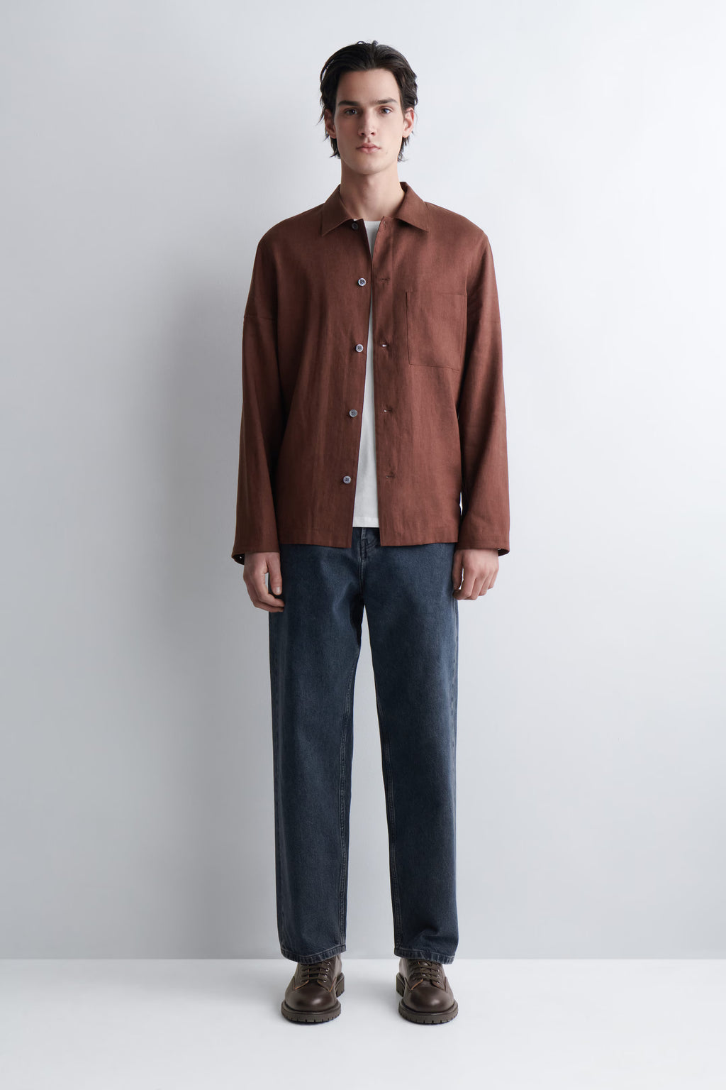 Camisa de Lino Relaxed Fit G.Street
