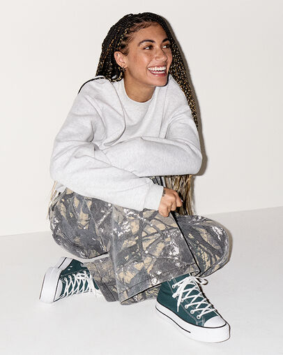 Chuck Taylor All Star Lift Platform Jaded Teal/White/Black Verde