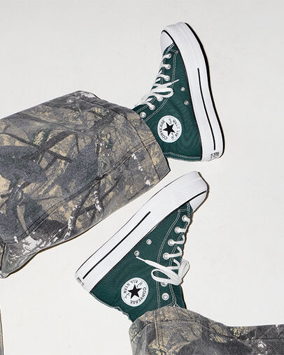 Chuck Taylor All Star Lift Platform Jaded Teal/White/Black Verde