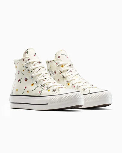 Converse Chuck Taylor All Star Lift Platform Floral Embroidery