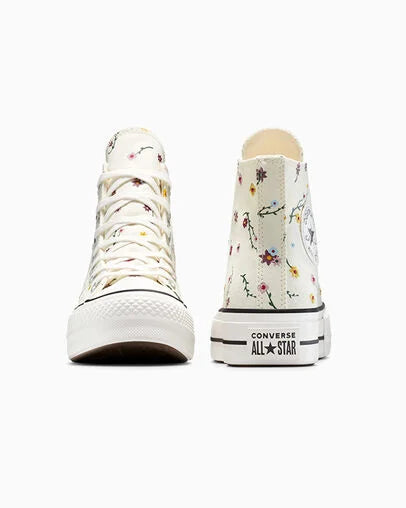Converse Chuck Taylor All Star Lift Platform Floral Embroidery