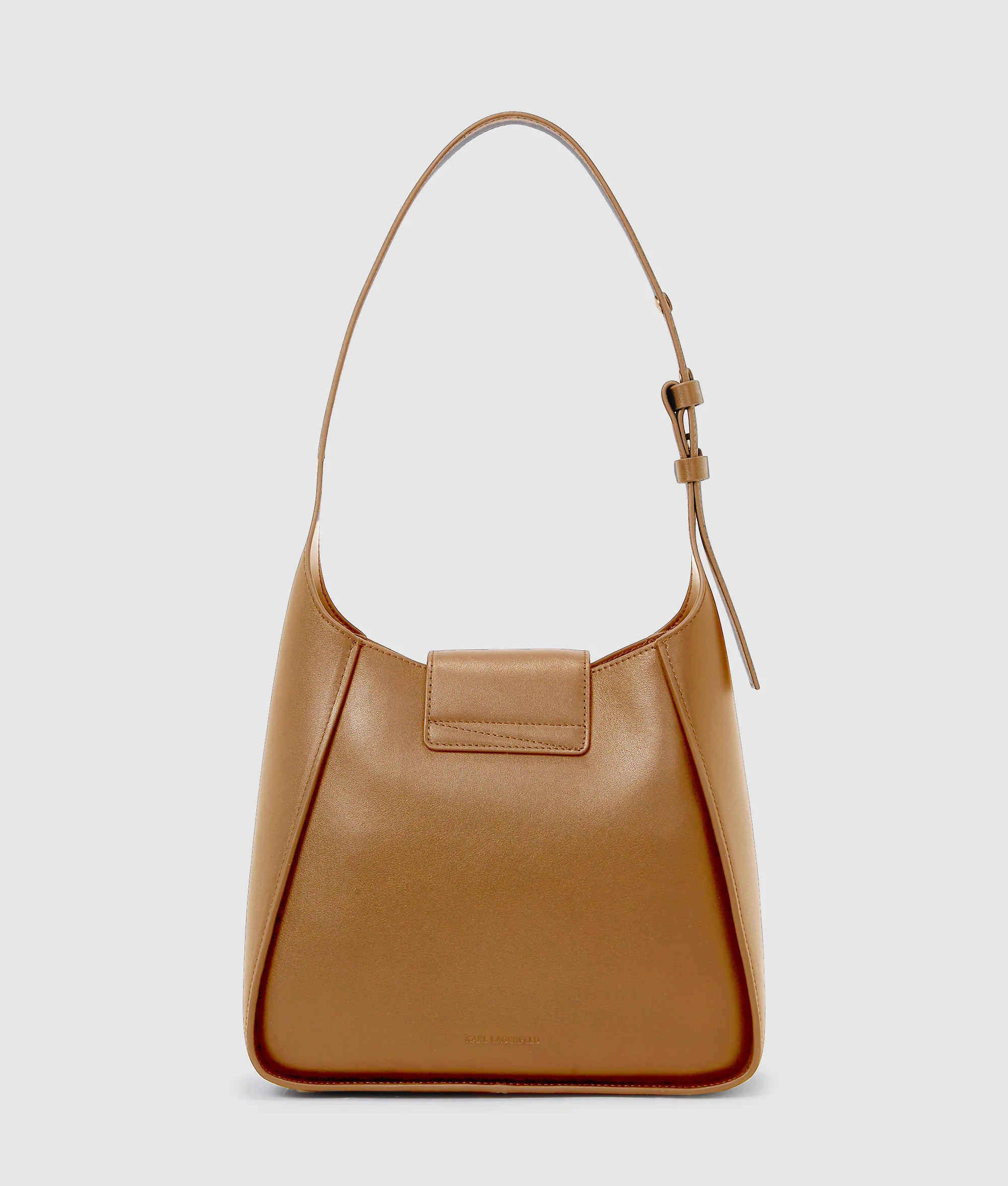 KARL LAGERFELD K/SIGNATURE HOBO BAG - caramel