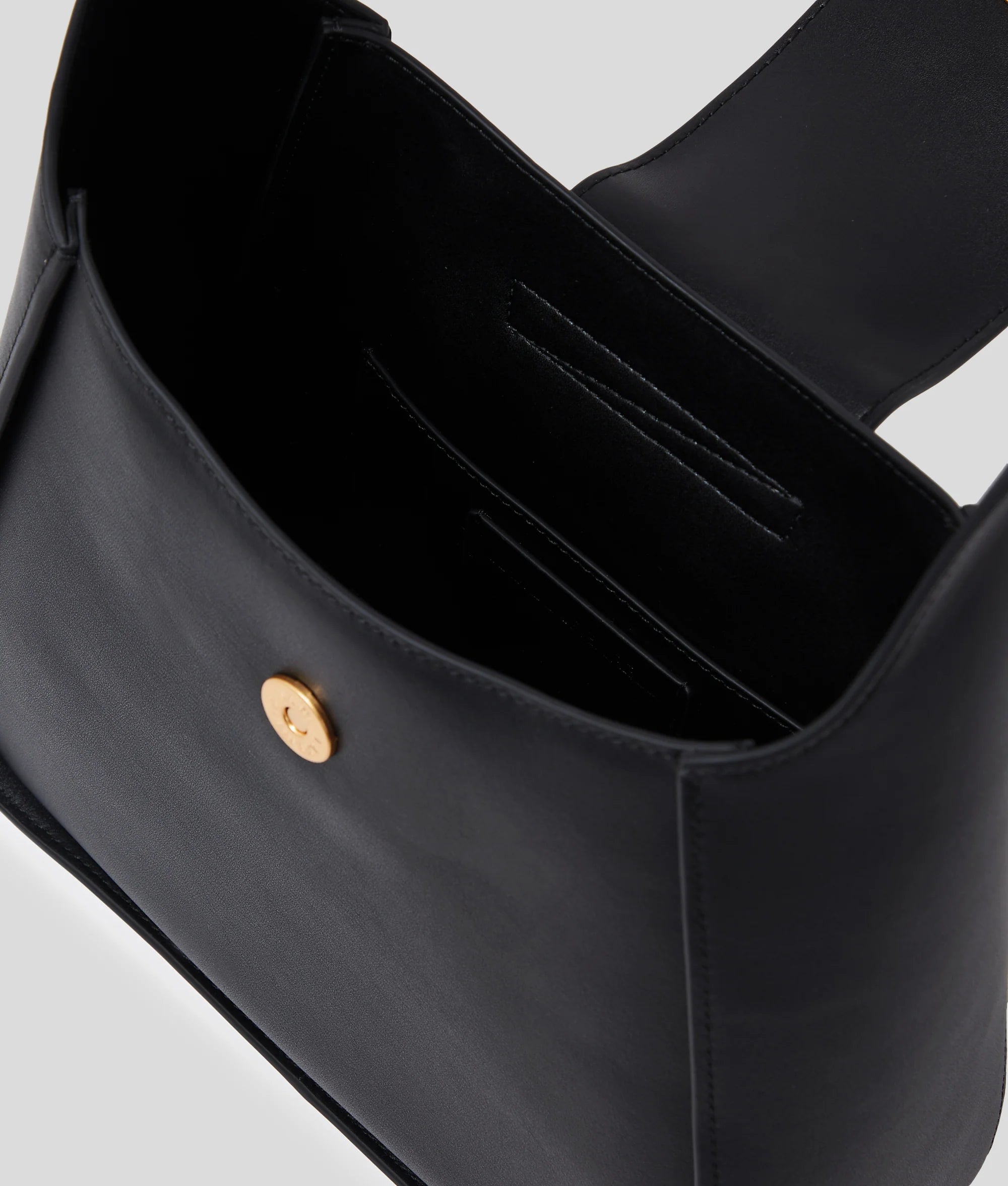 KARL LAGERFELD RUE ST-GUILLAUME METAL SHOULDER BAG - Negro