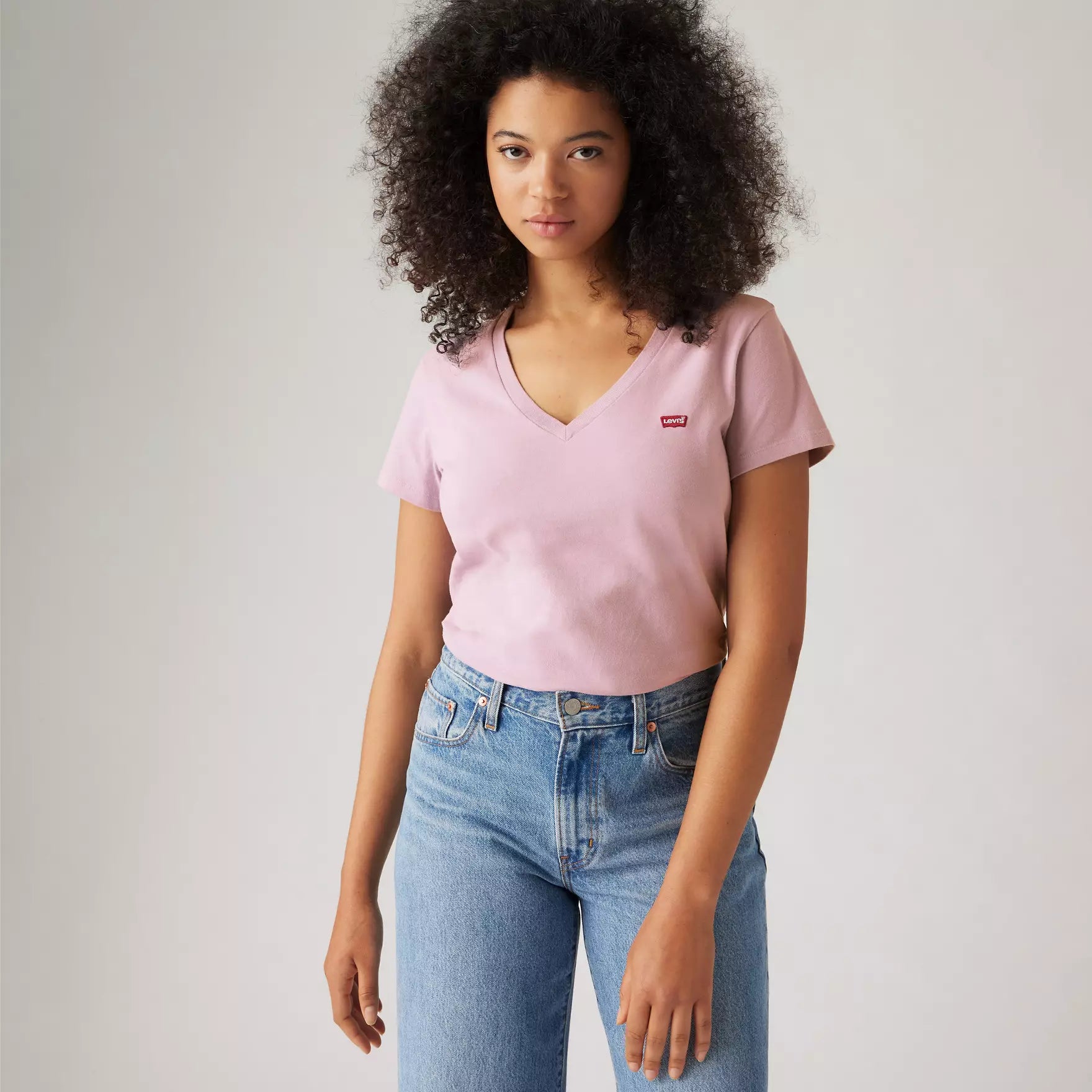 Levi's Camiseta Mujer V-Neck - Lilac
