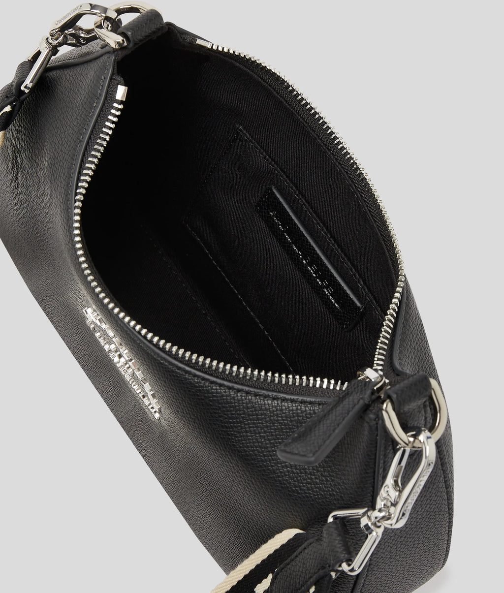 KARL LAGERFELD RUE ST-GUILLAUME METAL SHOULDER BAG - Negro