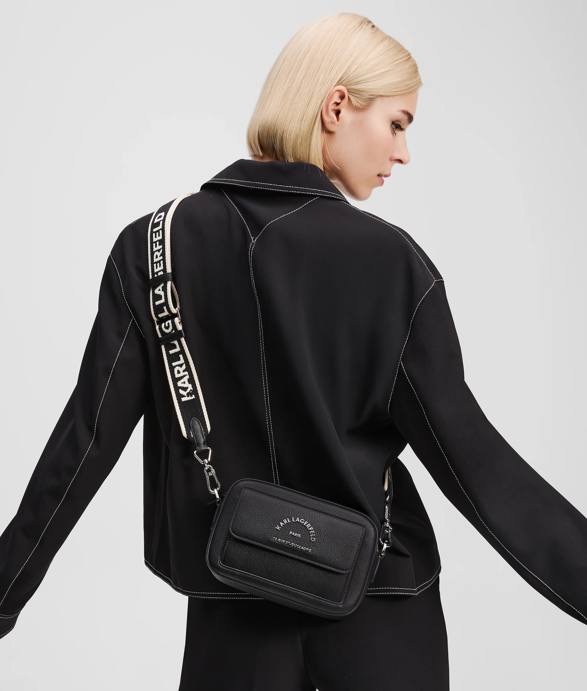 KARL LAGERFELD RUE ST-GUILLAUME - Bandolera - black