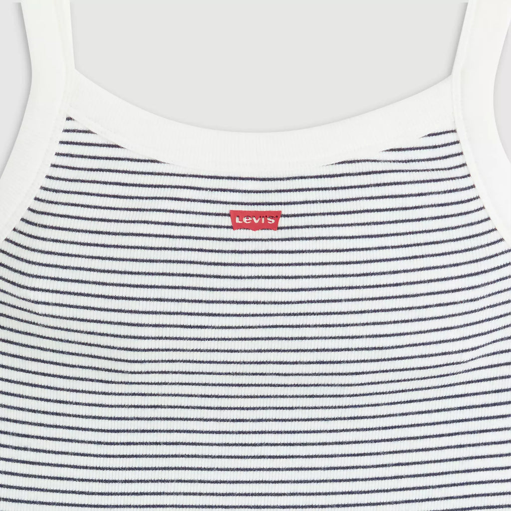 Levi's Camiseta de Tirantes Essential Sporty - Annalise Stripe Peacoat