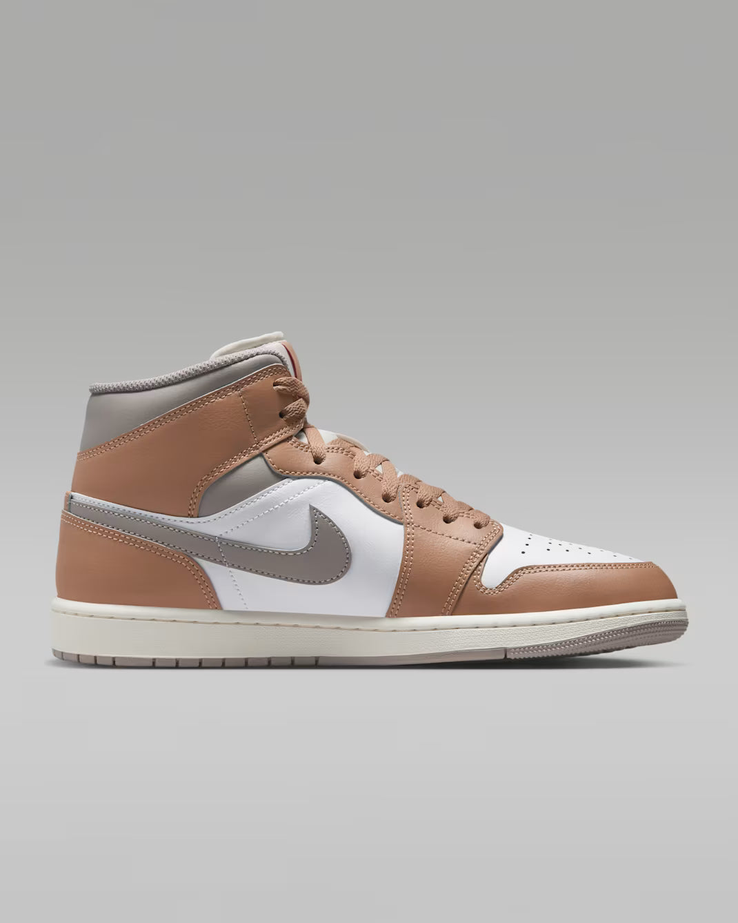 Air Jordan 1 Mid Blanco Beige Gris