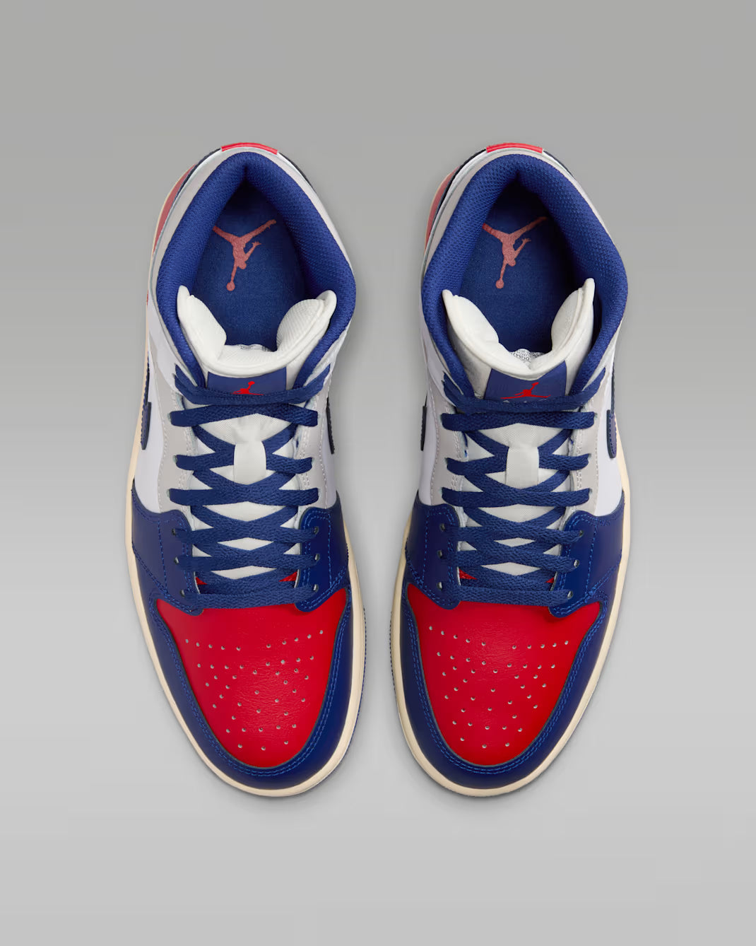 Air Jordan 1 Mid Rojo Blanco Azul