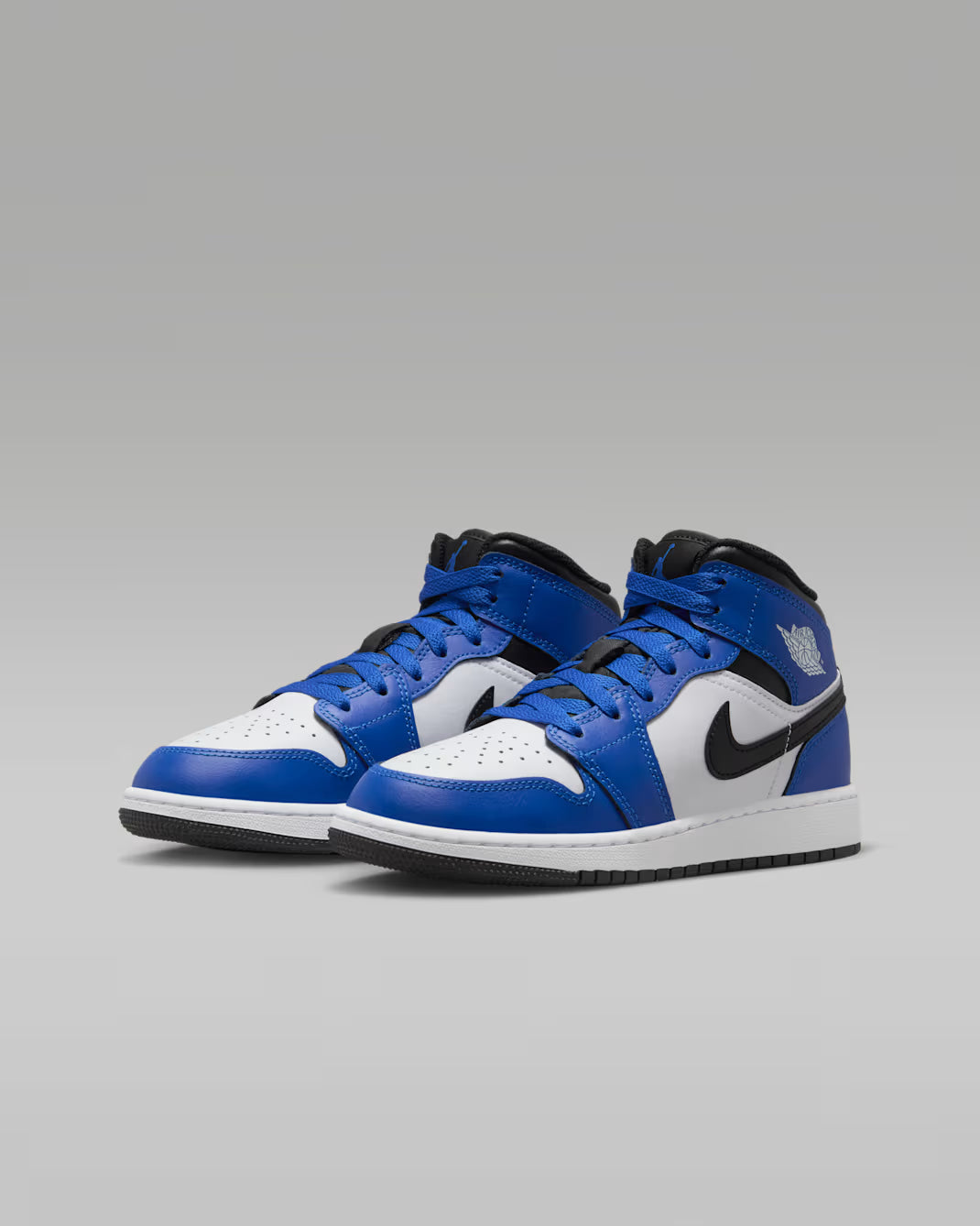 Air Jordan 1 Mid Blanco Azul
