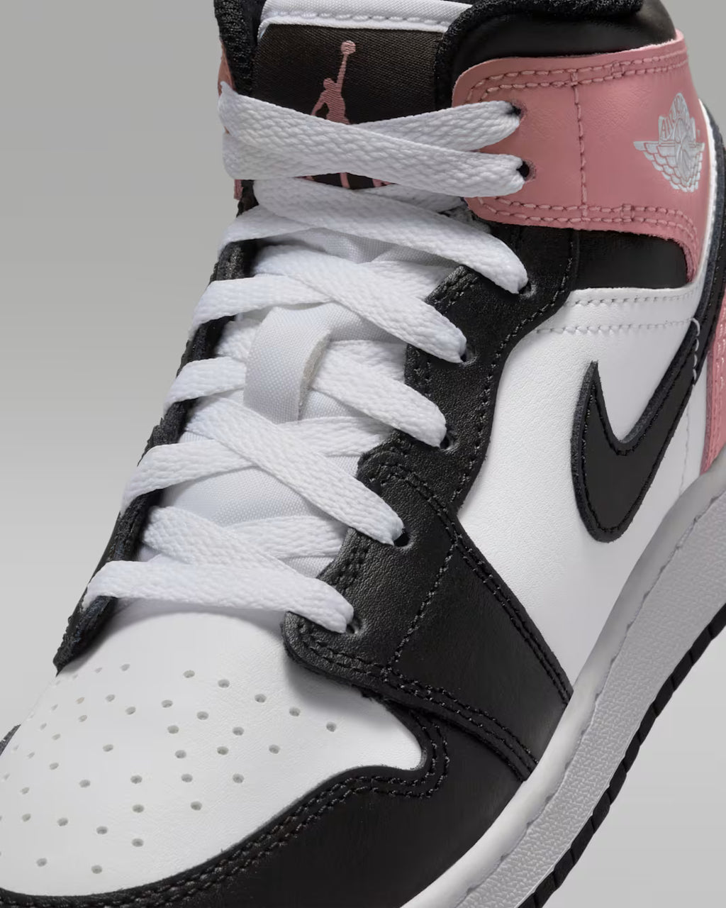 Air Jordan 1 Mid Rosa Negro