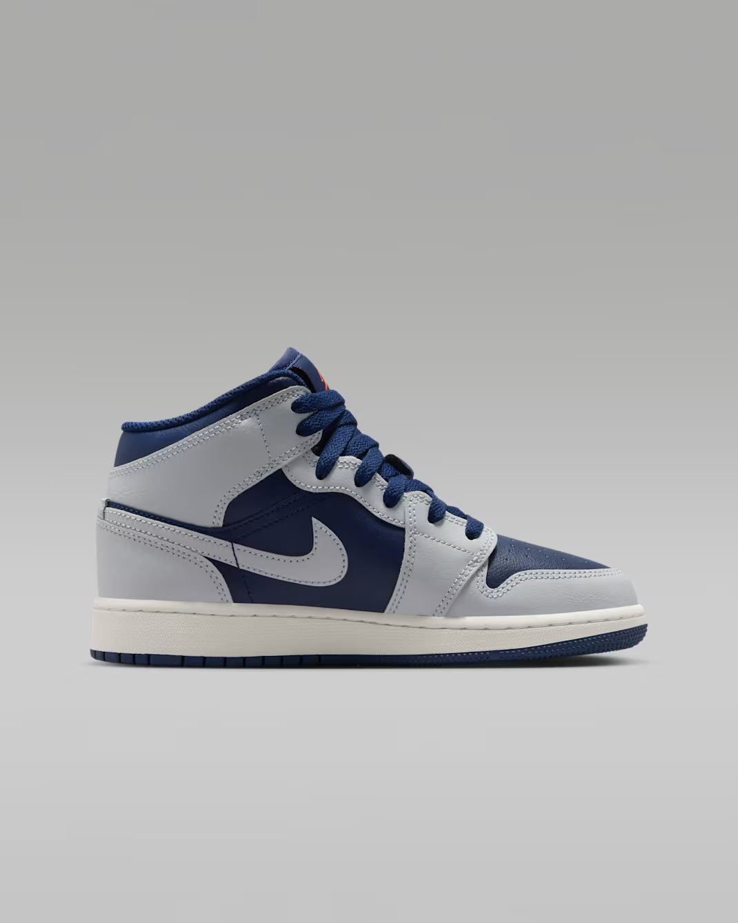 Air Jordan 1 Mid Gris Azul