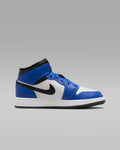 Air Jordan 1 Mid Blanco Azul