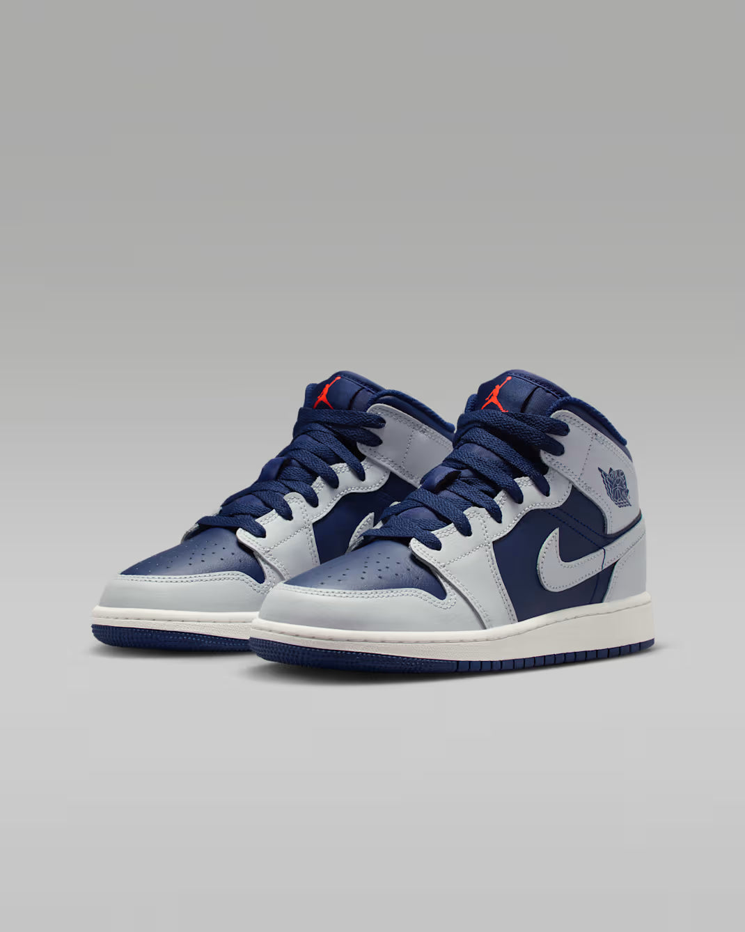 Air Jordan 1 Mid Gris Azul