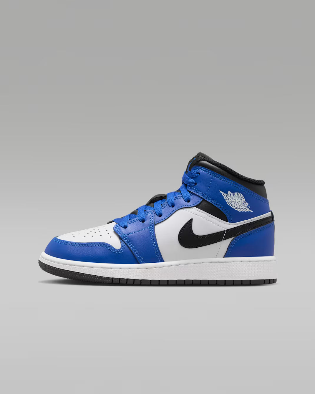 Air Jordan 1 Mid Blanco Azul