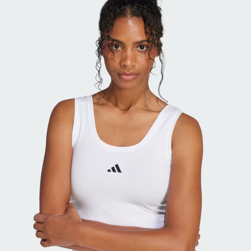 Camiseta de tirantes Essentials Small Logo Cotton Lifestyle Blanca