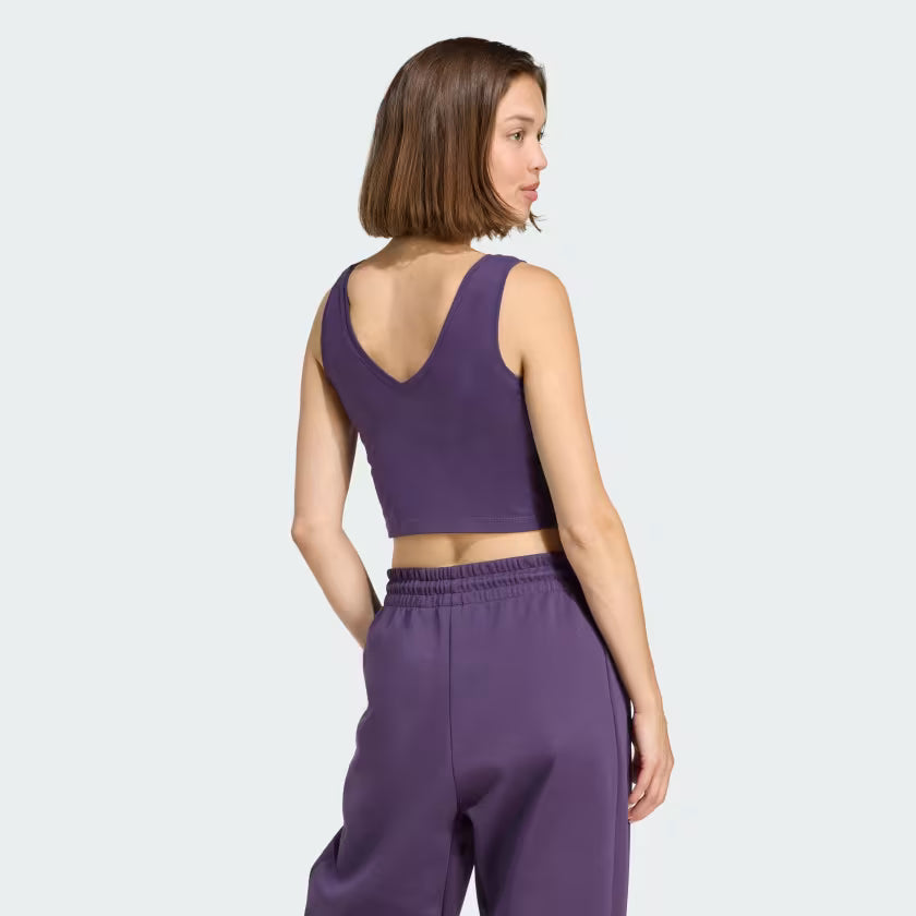 Camiseta de tirantes Essentials Small Logo Cotton Lifestyle Aurora Plum/Black