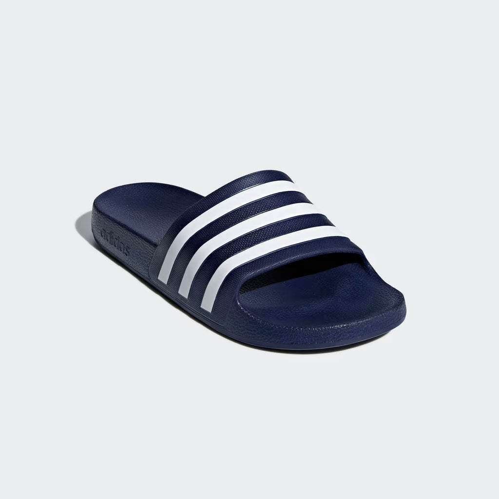 Chancla Adilette Aqua Dark Blue / Cloud White / Dark Blue