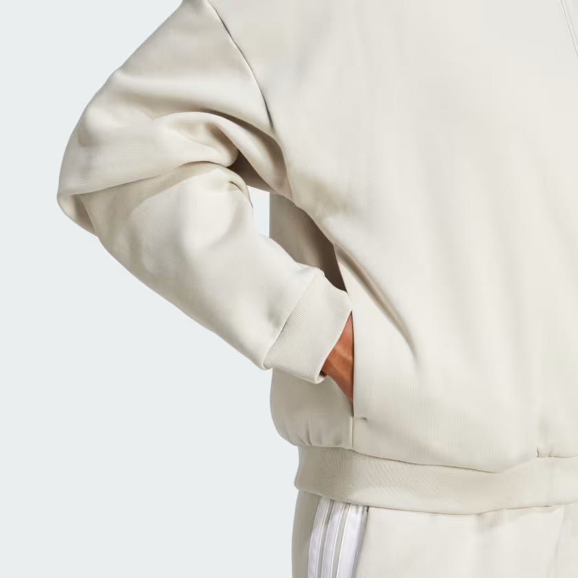 Chaqueta bómber Essentials Contemporary Logo Beige