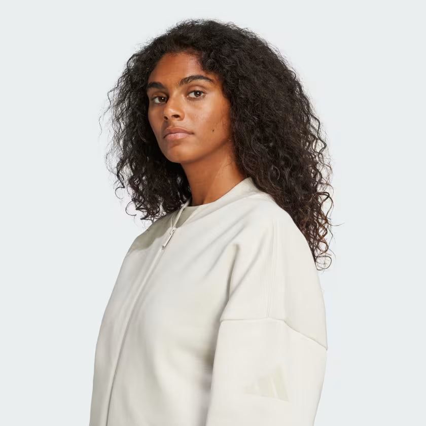 Chaqueta bómber Essentials Contemporary Logo Beige