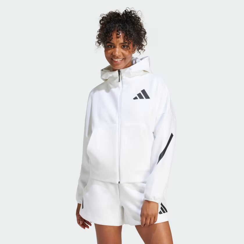 Chaqueta con capucha ADIDAS Z.N.E. Blanca